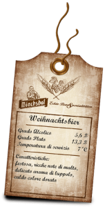 Birra di Natale cartellino