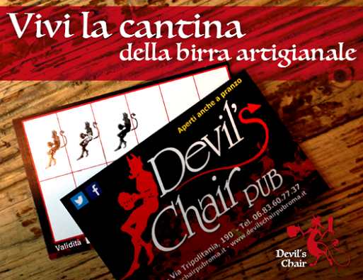 Tessera Devils - Vivi la cantina delle birre artigianali